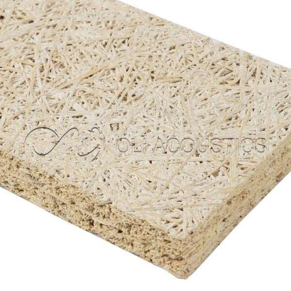 15/20/25mm Original Color Wood Wool Acoustic Panel For Auditorium